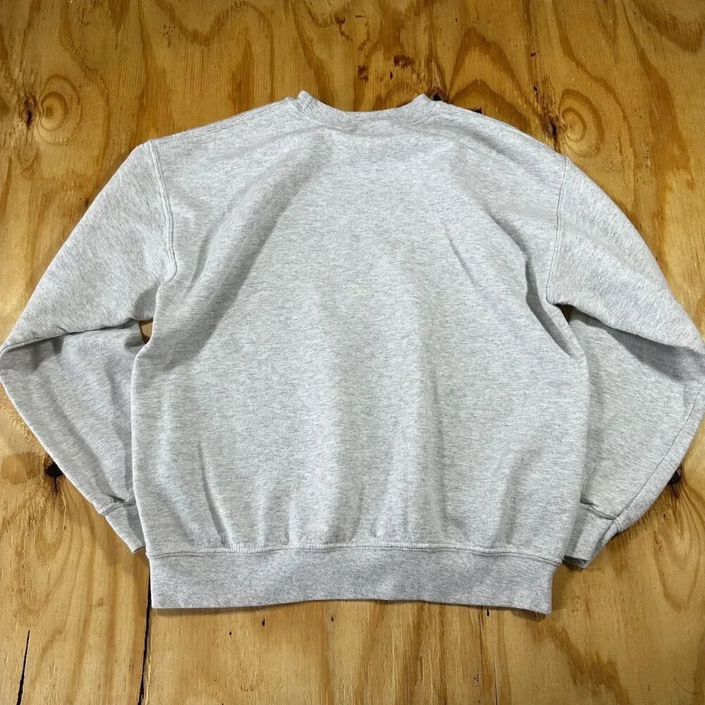 Dream Girl Embroidered Gray Crewneck Sweatshirt
